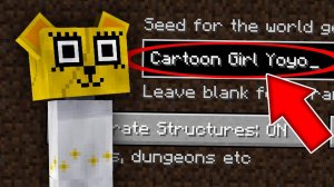 Никогда не играй на сиде мультяшная девочка Йойо  в майнкрафт/Майнкрафт Сид Елик Гелик