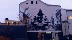 Прогулки по Москве.Новый мурал на Таганской.Домик-улыбашка и Новоспасский монастырь.По Б.Каменщикам