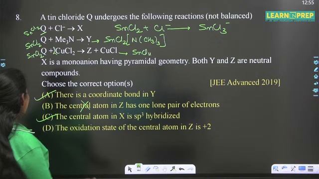 p Block Elements | JEE Advanced | PYQ’s Series #jeeadvanced #jee2024 #pblockelementschemistry смотреть онлайн