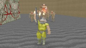 DOOM REVIVAL 4 серия солдат gold vs кибердемон