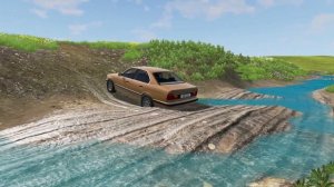 Cars Vs Mud Road #1 - Beamng Drive