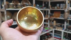 Литая поющая чаша (8,5 см, нота: Ми, 784 Гц) / singing bowl /  shamanic.moscow