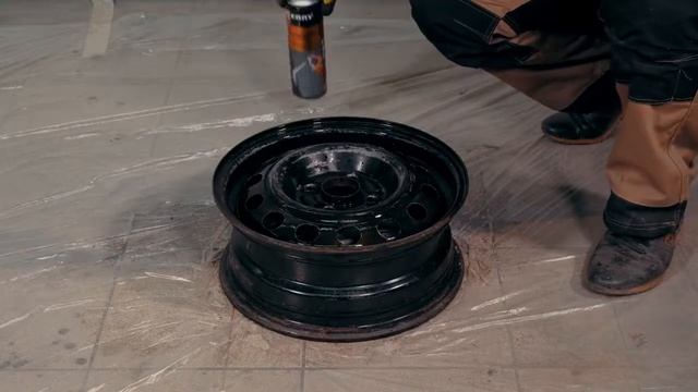 Окраска колесных дисков эмалью KERRY смотреть онлайн