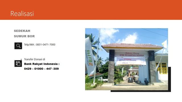 SEDEKAH Sumur Bor BMH via Bank Rakyat Indonesia : 0429 – 01000 – 447 -309 смотреть онлайн