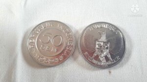 50 SEN 1959 INDONESIA COIN / VALUE