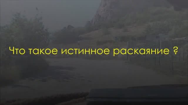 Что такое истинное раскаяние ? ( Проповедь № 6 )