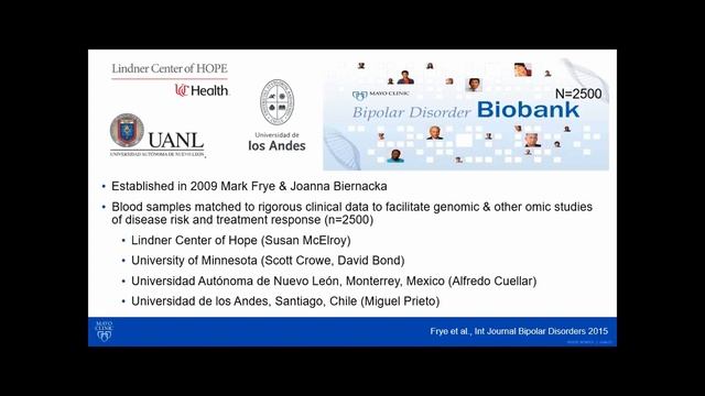 Collaborations Fostering Precision Medicine and Health Care Delivery in Bipolar Disorder смотреть онлайн
