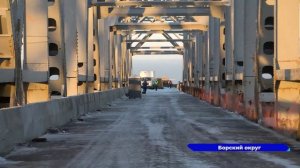 На Борском мосту приостановлены работы по укладке литого асфальтобетона