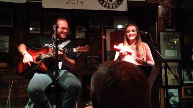 Michael McClelland of Mojo Flow sings his original song Tuesday  Flora-Bama 11.16.14