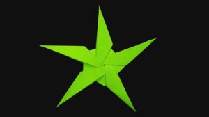 Как сделать метательную звезду сюрикен из бумаги