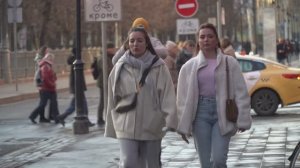 4K. AMAZING STREET TOUR IN MOSCOW, WALKING THROUGH A RICH AREA OF MOSCOW.