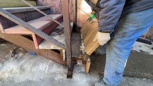 Ремонт ступеней лестницы зимой: просто, быстро, надежно!