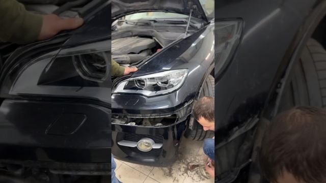 #bmw X6 E71 #заменалинз #бронированиефар