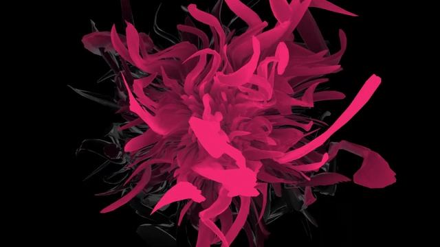 Pink Flowing Flower Visual 1 hour No Sound смотреть онлайн
