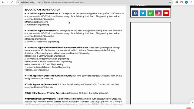 Indian Oil Recruitment 2024 - Pipeline division 473 Posts || IOCL Recruitment 2024