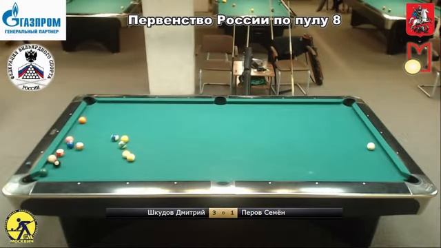 Перов.С (Perov.S) vs Шкудов.Д (Shkudov.D) Juniors Championship Russia 8-ball 2019 смотреть онлайн