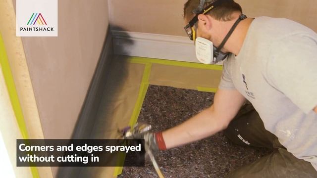 WAGNER PP90 Airless Paint Sprayer Caparol CapaSilan  Amphibolin with Masking Tape