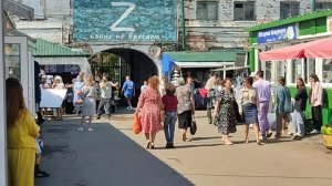 Сьемки очередного фильма в Костроме в торговых рядах на центральном рынке