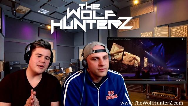 Attack On Titan Opening Guren no Yumiya Live | THE WOLF HUNTERZ Jon and Travis Reaction