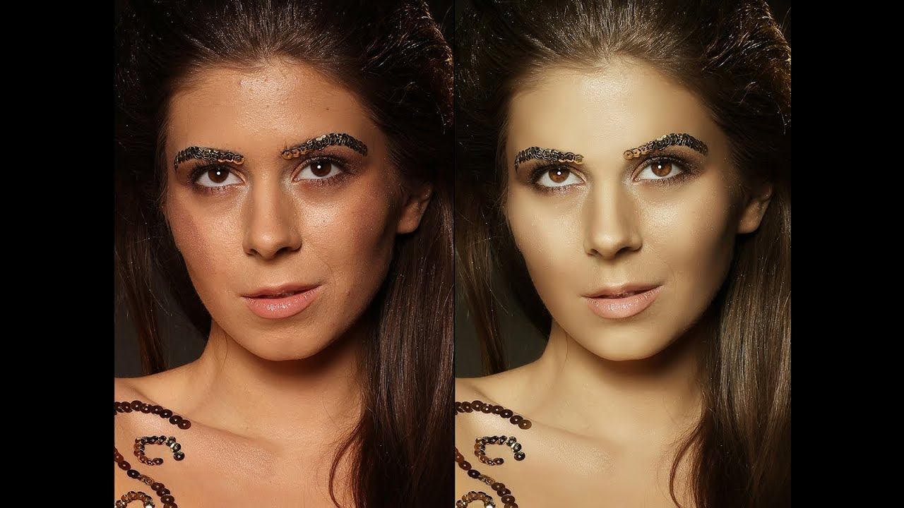 Ретушь студийного портрета смотреть онлайн