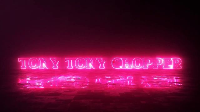 After Effects : Electric Neon Logo Tony Tony Chopper Onepiece ( Saber-Plugin)