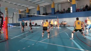 Волейбол ветераны Псков2 - Валмиера (1)