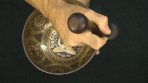 Поющая чаша Бутанская 22 см, Ми 161 Гц, Ля# 468 Гц