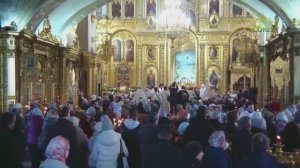 Заупокойное богослужение в Благовещенском приделе Богоявленского кафедрального собора в Елохове
