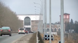 (Рыбинск-40) НОВЫЕ ФОНАРИ НА ДАМБЕ-ШЛЮЗ