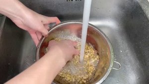 Зелёная чечевица двойной ферментации. Вкусный и довольно простой рецепт.