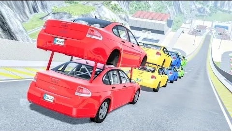 Машинки прыгают с трамплина 2024 смотреть онлайн