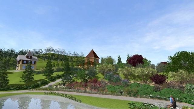 База отдыха Теремокискусственное озеро  левый берег