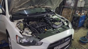 Замена ДВС 4А92 и Омоложение Lancer X.