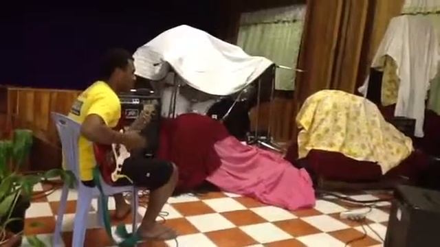 Clayton Tamlele on the Bass at CLC church Wabag Enga PNG смотреть онлайн