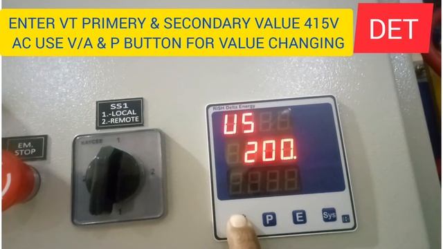 HOW TO PROGRAM RISH DELTA ENERGY METER #RISHABHMETER #RISHABHENERGY #ENERGYMETER #dronveer