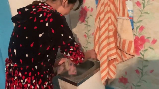 MUKBAHG/В ГОСТЯХ У МОИХ РОДНЫХ🤗/ 먹방/청소 동기/ cleaning motivation🤪 eat clay cleaning  family♥️🥺