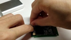 mSATA MINI PCI-e SSD→USB3.0変換アダプタ取り付け作業