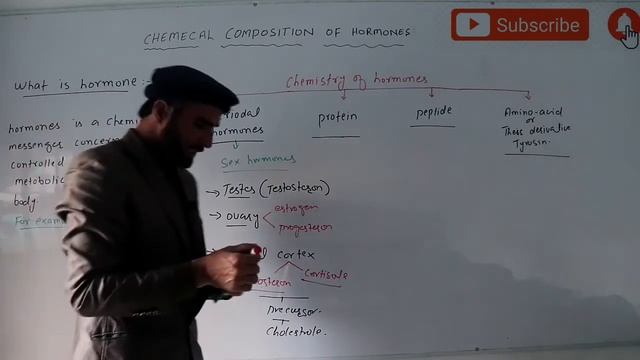 L-2||Chemical nature of hormones||chemistry of  hormones (Steroid ,protein and Amino acid tyrosine)
