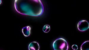 Neon Bubble Screen saver 1 Hour Video HD