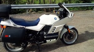 BMW K100 and Kawasaki GTR1000 time tunnel specials