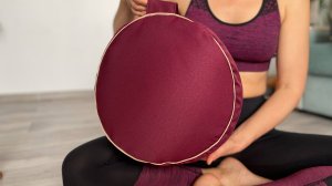 Подушка Круглая для медитации и йоги. Мастерская "Сила Духа"