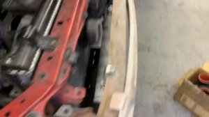 Welding onto our brand new turbo!