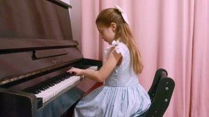 Адажио, Д. Штейбельт. Исполняет Лисицкая Аглая, 7 лет. ДШИ г. Апшеронска