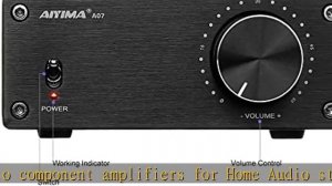 AIYIMA A07 TPA3255 Power Amplifier 300Wx2 HiFi Class D Stereo Digital Audio Amp 2.0 Channel Amplifi