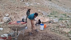 Ali's continuous efforts for her family and Ali's help to a homeless nomadic family