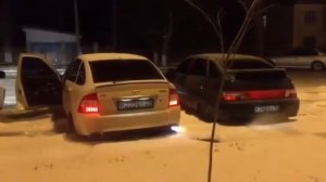 ПРИОРА С ВЫХЛОПОМ ОТ GTR
