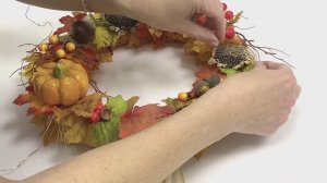 Осенние поделки своими руками. Венок / DIY autumn wreath.