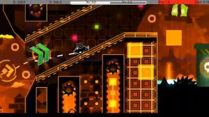 Прохождение уровня в "GEOMETRY DASH" уровень "SLAM"