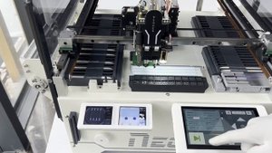 NeoDen YY1 SMT Pick and Place Machine---4  first trial