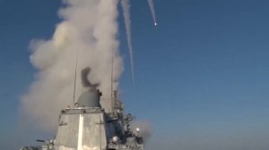 #Russian #Project #11356 #frigate #launching #cruise #missiles at #Ukraine